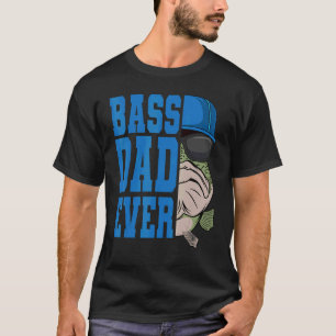 Camiseta Banho-Pai De Pesca Que Arruína O Pescador Negro Fa