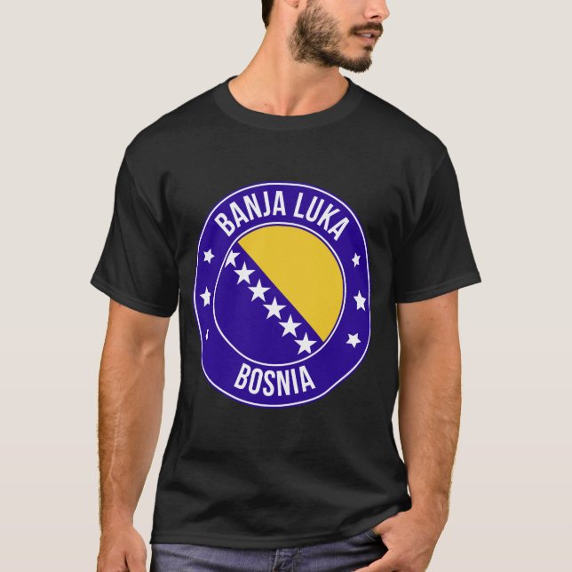 Camiseta Banja Luka, Cidade da Bósnia (Frente)