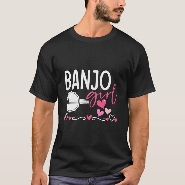 Camiseta Banjo Bluegrass Banjo Player (Frente)