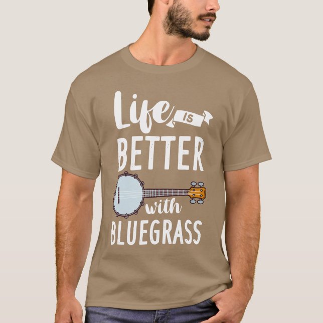 Camiseta Banjo Bluegrass Gift Music Guitar friends (Frente)