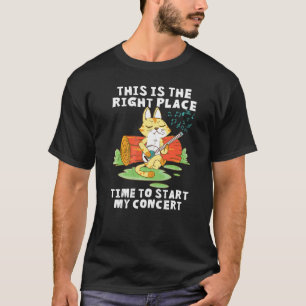 Camiseta Banjo Cat Este É O Lugar Certo Para Começar O Meu