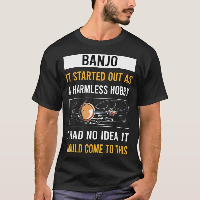 Camiseta Banjo de Hobby Inofensivo (Frente)