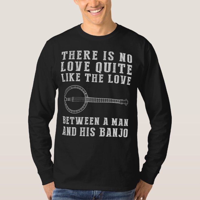 Camiseta Banjo Love: Libere seu músico interno com isso (Frente)