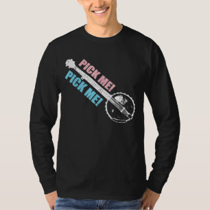 Camiseta Banjo Para Grama Azul Masculina