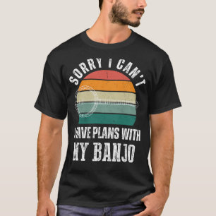 Camiseta Banjo planeja Tee: Celebre o Humor Musical e Único