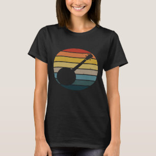 Camiseta Banjo Silhoule Em Um Lugar Ultramarizado