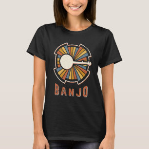 Camiseta Banjo Vintage Clássico Retro Music Love