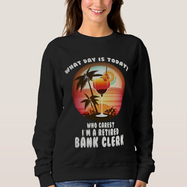 Camiseta bank clerk retirement  retirees (Frente)