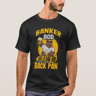 Camiseta Banker Bod Como Um Contador De Pais Oficial De Emp