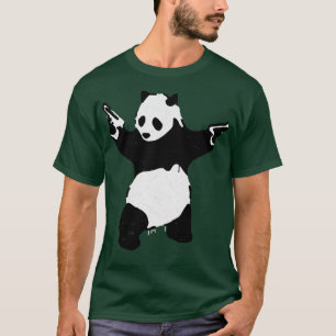 Camiseta BANKSY Armado Panda com Armas