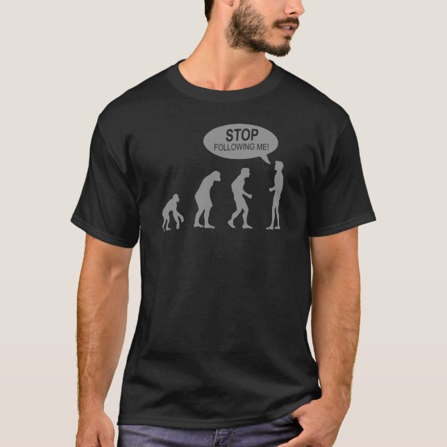 Camiseta Banksy Funny Human Evolution Indie (Frente)