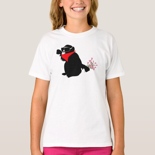 Camiseta banksy monkey (Frente)