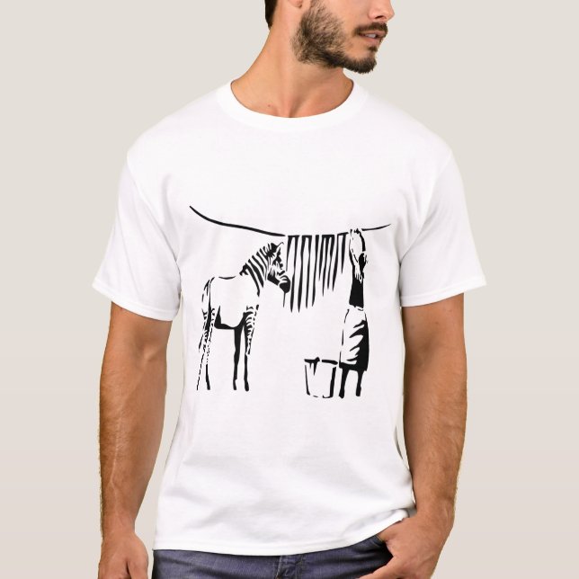 Camiseta Banksy Zebra (Frente)