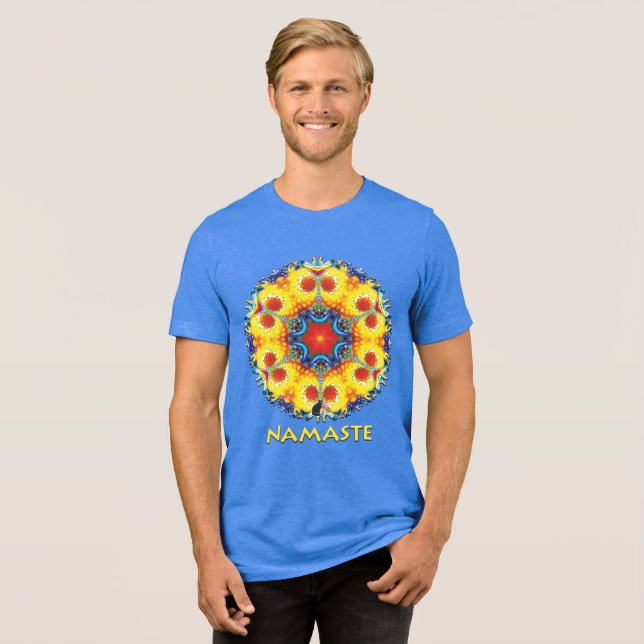 Camiseta BannaPuddin Namaste Caleidoscópio (Frente Completa)