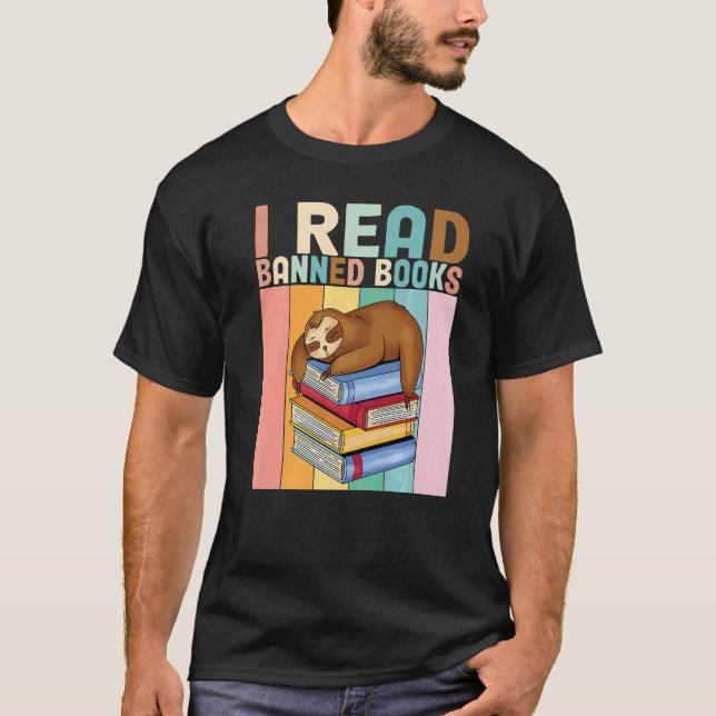 Camiseta Banned Books Bookworm I Read Banned Books   (Frente)
