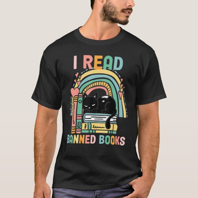 Camiseta Banned Books Quotes I Read Banned Books (Frente)