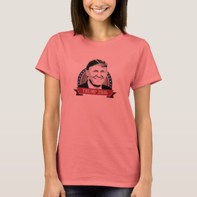 Camiseta Banner da campanha Trump 2016 (Frente)