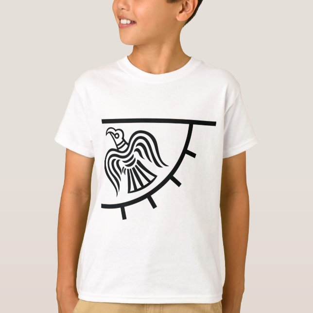 Camiseta Banner de Raven (Sinalizador de Viking) (Frente)