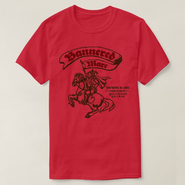 Camiseta Bannered Mare (Frente do Design)