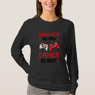 Camiseta Banqueiro de Dia Jogador à Noite Funcionário de Ba