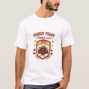 Camiseta Banquete da Família Personalizada Esquadrão de Açã