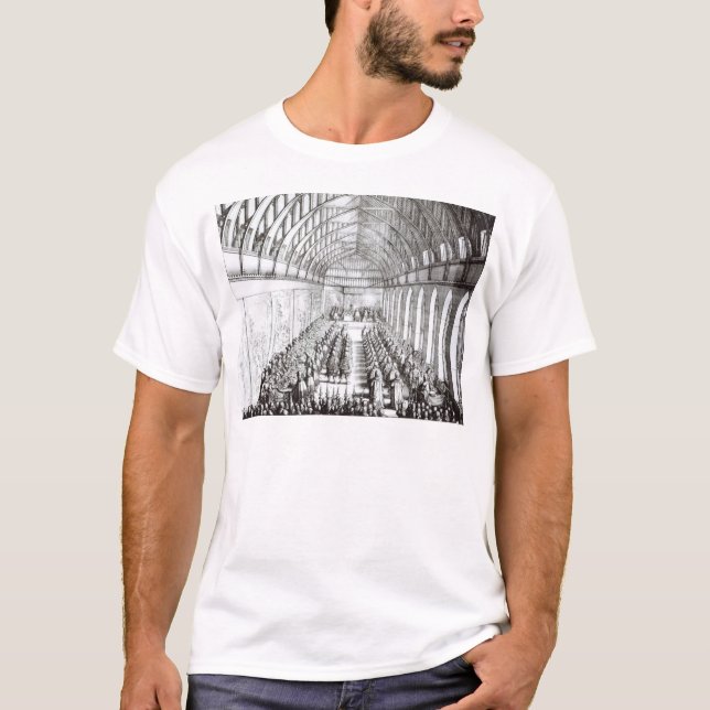 Camiseta Banquete da liga o soberano e os cavaleiros (Frente)