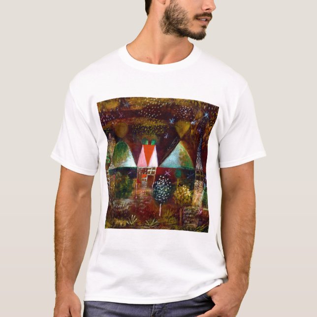 Camiseta Banquete da Noite de Paul Klee (Frente)
