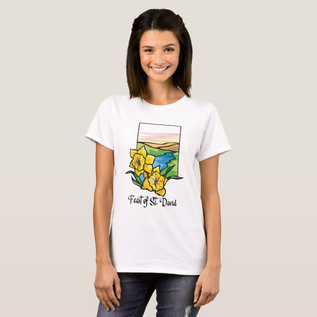 Camiseta Banquete de Rua David Daffodils (Frente Completa)