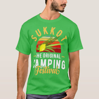 Camiseta Banquete de Tabernáculos com Lulav e Etrog ou Sukk