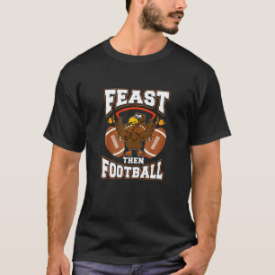 Camiseta Banquete Depois Futebol de Ação de Graças Incrível
