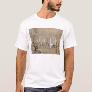 Camiseta Banquete do Harem, Tehran (lápis & w/c no papel)