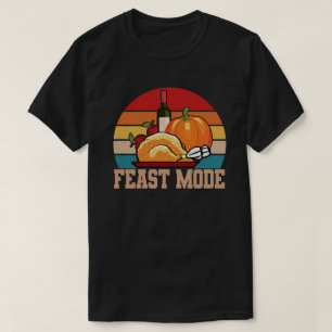 Camiseta Banquete Mode Engraçado Feliz Ideia de Dom de Aç
