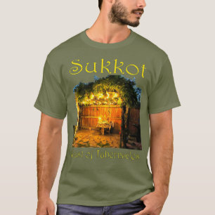 Camiseta Banquetes De Queda Hebraica Sukkot Tabernags Booth