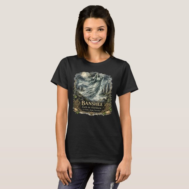 Camiseta Banshee Celtic Folklore Shirt - A Voice  (Frente Completa)