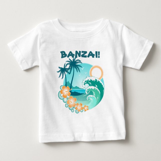 Camiseta Banzai Surfing (Frente)