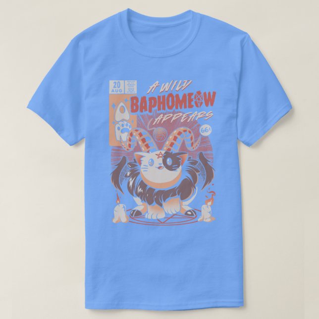 Camiseta Baphomeow (Frente do Design)