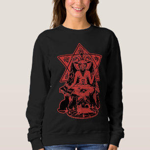 Camiseta Baphomet É O Meu Espírito Satã De Animais Negros