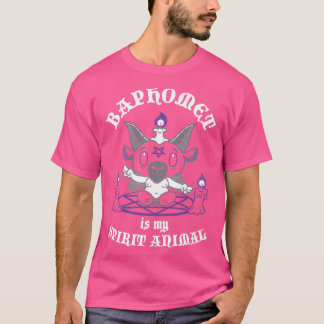 Camiseta Baphomet is My Spirit Animal Occult Creepy Cute