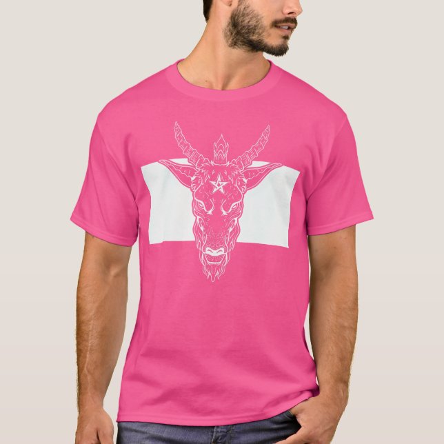 Camiseta Baphomet Satanic Goat (Frente)