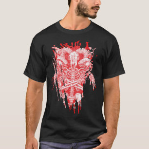 Camiseta Baphomet Satânico de Todos os Capuchos da Satã