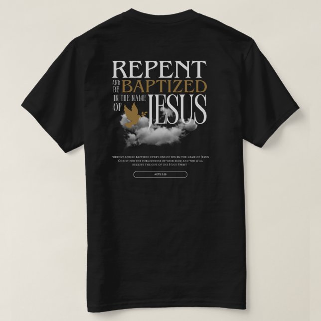 Camiseta Baptism GPC (Verso do Design)