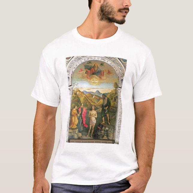 Camiseta Baptismo do cristo, Altarpiece de St John (Frente)