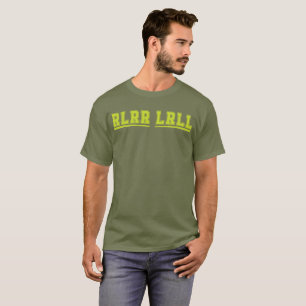 Camiseta Baquetas de Bateria RLRR LRLL Banda Bateria Bateri