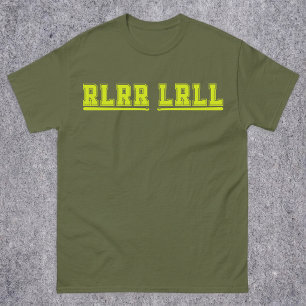 Camiseta Baquetas de Bateria RLRR LRLL Banda Bateria Bateri