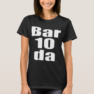 Camiseta BAR a Dinamarca do barman todo o barman do