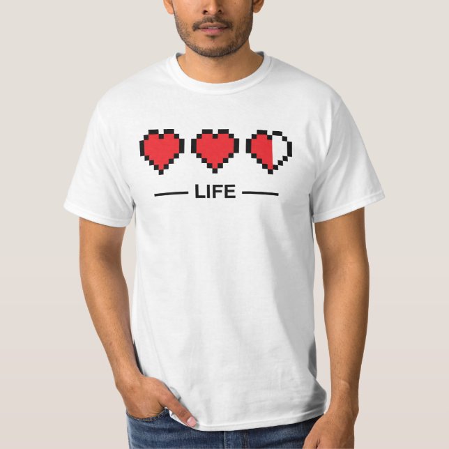 Camiseta bar da vida 8bit (Frente)