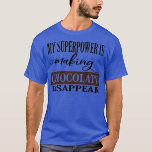 Camiseta Bar de algodão doce, Comida de chocolate dieta