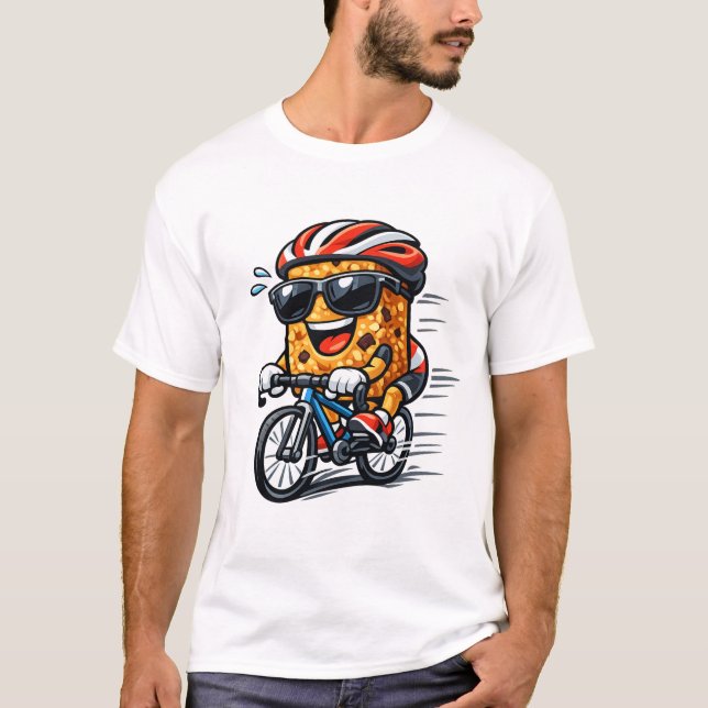 Camiseta Bar de Café da Manhã Ciclista (Frente)
