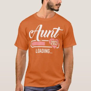 Camiseta Bar de carregamento da tia 2022 para ser tia em br