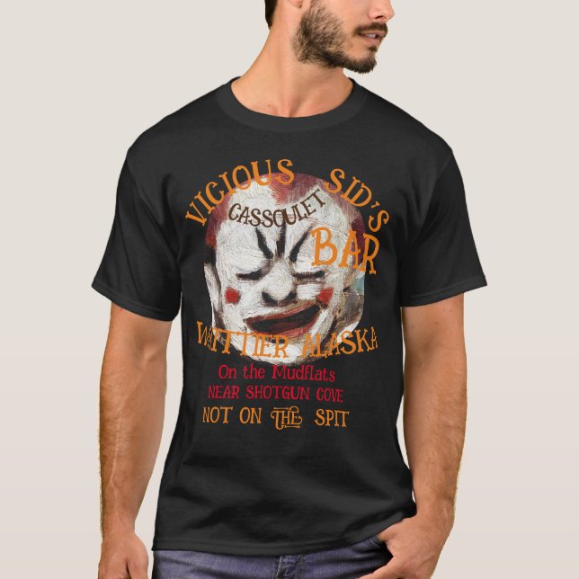 Camiseta Bar DE CASSOULETE DE SID, WHITTIER ALASKA (Frente)